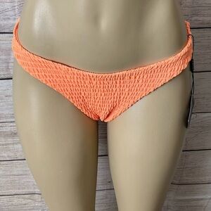Zaful Womens Bright Orange Bikini Bottom Size L NWT